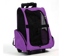 Hand Truck Pet Wheel Dog Bag Trolley Outdoor Portable Pet Puppy Travel Stroller Backpack for Small Breeds Dogs Cat