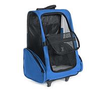 Hand Truck Pet Wheel Dog Bag Trolley Outdoor Portable Pet Puppy Travel Stroller Backpack for Small Dogs Cat