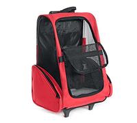 Hand Truck Pet Wheel Dog Bag Trolley Outdoor Portable Pet Puppy Travel Stroller Backpack for Small Dogs Cat