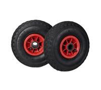 Hand truck tyre Pneumatic Tyres Rubber Replacement Wheels 8 pieces Inflatable
