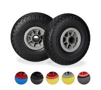 Hand truck tyre Solid Rubber Tyres Wheelbarrow Accessories 26 cm 80 kg 4 Pieces