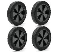 Hand Truck Wheels, 4-Pack Folding Wagon Replacement Wheels - 5 Inch Hand Truck Tires Fit for Most Camping Carts & Utility Wagons, Tires