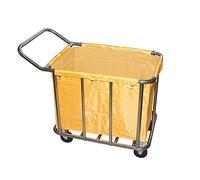 Hand Trucks Beauty Salon Trolley - Rectangular Linen Cart with Detachable Laundry Sorter & Handle - Versatile Room Service Cart for Restaurants & Home Warehouses