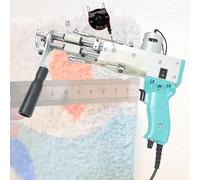 Hand Tufting Gun for Rug Making and Upholstery Projects, 8-16mm Adjustable Pile Height with Suspension Accessories for Easy Use