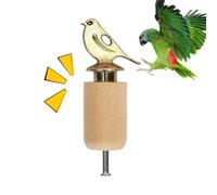 Hand Twisted Bird Caller, Natural Wooden Novelty Toy, 4 Inches Bird Call with Authentic Sound, Solid Wood Whistle with Easy Grip, Family Game Accessory with Interactive Fun, Outdoor Indoor Courtyard
