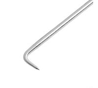 Hand Tying Hook Construction Site Steel Bar Wire Winding Tool Iron Chrome Plated Tie Clamp for for Building Reinforcement Work(A)