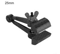 Hand Vise for Mini Flat Pliers - 25mm/40mm/50mm Cast Steel Bench-Mountable Hand-Held Clamping Tool with Cross-Grooved, Butterfly Knob & Anti-(25MM)