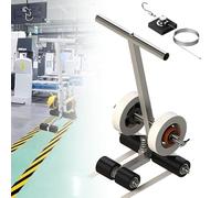 Hand Walk-Behind Floor Marking Machine with Drawing Circle Kit, Tape Dispenser for Warehouse & Parking Lot Striping
