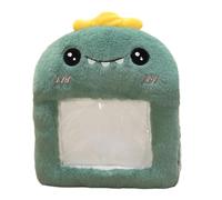 Hand Warmer Pillow - Transparent Rabbit Plush Pillow | Mobile Phone Holder and Hot Water Bottle | Heating Pad for Home, Bedroom, Living Room, Winter