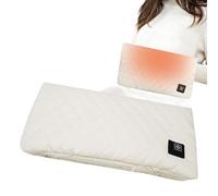 Hand Warmer Pouch, Electric Heated Pouch, 34x20cm/13.39x7.87 inches Adjustable 3-Level Heat Pad, USB Rechargeable, Soft Fleece Liner for Camping, Skiing, Hiking, Commuting, Travel