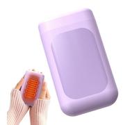 Hand Warmer Rechargeable 6000mAh, Portable Pocket Warmer 3 Heating Modes USB Electric Split Suitable For Outdoor Sports, Camping, Secret Santa For Men Women Dad