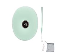 Hand Warmer Rechargeable Electric Double Side Heating Intelligent Temperature Control Mini Portable USB Charging Hand Warmer for Outdoor Activities Winter Sports and Daily Use (Verde)