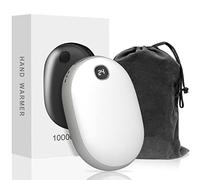Hand Warmer, Rechargeable Electronic Pocket Heater with Heat Therapy, Portable 10000mAh USB Power Bank with 3 Modes, Great Gift for Men Women