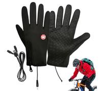 Hand Warmer - Winter Heated Full Finger Gloves | Waterproof Touch Screen Mitts with Heating Function - Portable Heated Mitts for Riding Running Sports