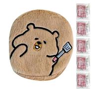 Hand Warmer with 5 Replaceable Self-Heating Packs, Heated Hand Warmer with Capybara Design - for Camping Winter Outdoor Cold Weather Men Women Gifts