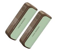 Hand Warmers, Dependable Thermal Support, 1 Pair, Reusable Portable Pocket Heater, 3 Levels Heating Battery Powered Hand Heater, Detachable Sharing Capability, For Cold Weather And Outdoor Travel