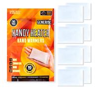 Hand Warmers Disposable Generise Hand Warmer QUAD PACK (4 Pairs) - Long Lasting Constant Heat Perfect for Cold Weather - Up to 10 Hours of Heat