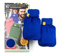 Hand Warmers Generise Reusable Hand Warmer TWIN PACK with Knitted Cover - Long Lasting Constant Heat Perfect for Cold Weather (Colours Received Vary Blue, Red or Green)
