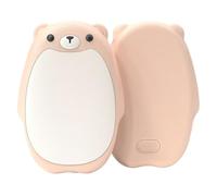 Hand Warmers, Portable Electric Warmer for Kids and Adults, Cute Cartoon Bear Pocket Heater with 3 Temperature Setting, Home Accessories for Winter Camping Hiking Fishing or Office, 3.23x2.2x0.28 Inch