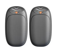 Hand Warmers Rechargeable, 2 in 1 Portable Hand Heater, 3600 mAh USB Fast Heating with 3 Temperature Settings for Cold Weather, 3.54 x 1.97 x 0.63 inches, Black
