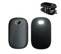 Hand Warmers Rechargeable 2 Pack 10000 mAh, Reusable Hand Warmers 3 Heating Modes with Colorful Breathing Light/Flashlight Golf,Tech Gifts for Men