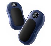 Hand Warmers Rechargeable 2 Pack: 3 Levels Heating Magnetic Electric Hand Warmers, AI Smart Chips Safe Heat Portable Handwarmers for Raynauds, Winter Outdoor Camping, Skiing, Hunting (Blue)