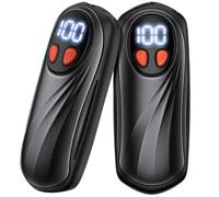 Hand Warmers Rechargeable 2 Pack, 6000mAh Electric Hand Warmers, 5-Level Heating with Battery Display, Reusable Portable Pocket Heater, Gifts for Christmas, Outdoor, Golf, Travel, Hunting, Camping