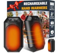 Hand Warmers Rechargeable 2 Pack, Electric Hand Warmer Reusable, USB Hand Warmer, Portable Pocket Hand Warmer for Outdoors, Hunting, Golf, Camping, Warm Gifts for Men Women