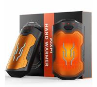 Hand Warmers Rechargeable 2 Pack, Electric Handwarmers Reusable with 3 Levels Heat Up to 20 hrs, Portable Pocket Heater 6000mAh Battery for Gloves, Sports, Golf, Camping, Gifts for Men Women, Orange