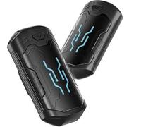 Hand Warmers Rechargeable 2 Pack, Electric Handwarmers Reusable with 3 Levels Heat Up to 20 hrs, Portable Pocket Heater 6000mAh Battery for Gloves, Sports, Golf, Camping, Gifts for Men Women, Black