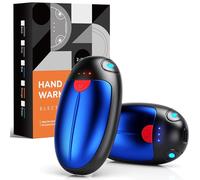 Hand Warmers Rechargeable, 2 Pack Portable Pocket Hand Warmers, 20Hrs Long Heating Double Warm Electric Handwarmers, Reusable Heater for Outdoors, Camping, Hunting, Golf, Fishing