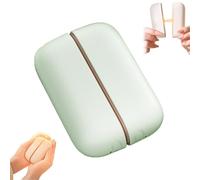 Hand Warmers Rechargeable 2 Pack,Rechargeable Hand Warmers, Electric Hand Warmers Pocket Size, Reusable Battery Hand WarmerGreat Gift for Christmas Outdoors, Golf, Camping (Green, one size)
