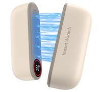 Hand Warmers Rechargeable 2 Packs, 8000mAh Long Lasting Electric Hand Warmer, 2025 Magnetic Hand Warmers with 3 Levels up to 60°C/140°F, Gifts for Chrismas Men Women, Outdoor Camping