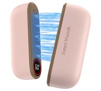 Hand Warmers Rechargeable 2 Packs, 8000mAh Long Lasting Electric Hand Warmer, 2025 Newest Magnetic Hand Warmers with 3 Levels up to 60°C/140°F, Gifts for Chrismas Men Women, Outdoor Camping