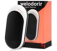 Hand Warmers Rechargeable, 5200 mAh 1 Pack Electric Portable Reusable Double-Sided USB Pocket Power Bank Heaters for Raynauds, Golf, Dysmenorrhea, Camping, Hunting