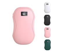 Hand Warmers Rechargeable, Electric HandWarmers, 2 in1 Reusable Electric Portable Pocket Heater USB 4000mAh Power Bank, 3 Levels Heat, Great for Women/Man, Raynauds, Outdoor, Camping, Hiking (Pink)