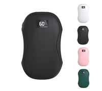 Hand Warmers Rechargeable, Electric HandWarmers, 2 in1 Reusable Electric Portable Pocket Heater USB 4000mAh Power Bank, 3 Levels Heat, Great for Women/Man, Raynauds, Outdoor, Camping, Hiking (Black)