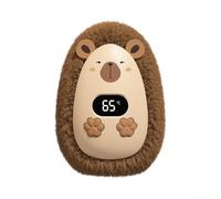 Hand Warmers Rechargeable, Plush Design, 1200mAh Battery Long Lasting, Cute Winter Giftfor Men and Women, for Hiking Outdoor Activities(Brown)