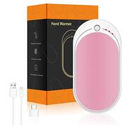 Hand Warmers Rechargeable USB Reusable 1 Pack, 5200mAh Portable Electric Hand Warmer Power Bank Electronic Pocket Heater, Tech Gifts for Men Women Raynauds Hiking Golf Skiing Camping Fishing Walking