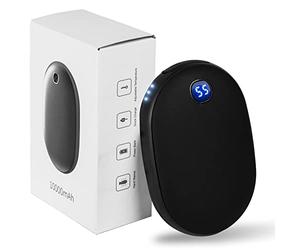 Hand Warmers Rechargetable, OHLGT 10000mAh Electric Hand Warmer Reusable, Portable Electric Hand Heater Power Bank Lasting 15 Hours USB Battery Operated for Raynauds, Arthritis, Outdoor Winter Sports
