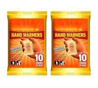 Hand Warmers Value Pack - Pack of 2 (2 sachets) - 10 Hours of Heat - Air Activated - Ready to use, Yellow,Orange