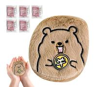 Hand Warmers - with 5 Replaceable Refills Cute Self-Heating Pad - Capybara Design Pocket Warmer | for Women Christmas Stocking Stuffers Camping Winter Cold Weather Men