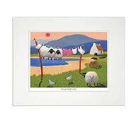 'Hand Wash Only' Mounted Print by Thomas Joseph - Sheep Art
