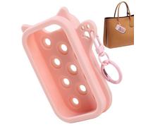 Hand Wash Silicone Sleeve - Tight Fit Soft With Keyring, Hand Wash Spray Protective Cover | Meal Prep Containers With Silicone Sleevefor Women Girls Teens Girlfriend Travel Commuting, Pink, Refer to