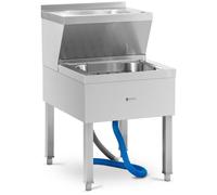 Hand Wash Sink Height 88 cm - Commercial Sinks by Royal Catering Silver