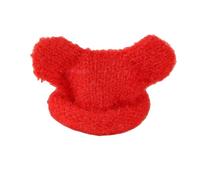 Hand Washable Elastic Doll Hat 10cm Soft Warm Knit Yarn Cotton for Decorative Easy Change Soft Warm
