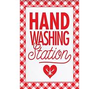 Hand Washing Station Crawfish Boil Party Aluminum Signs Funny Tin Sign Metal Art Poster Gift Home Cafe Bar Wall Decor Room Door Accessories 8"x12"