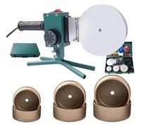 Hand Water Pipe Welding Machine - Digital Display, with 3 die Heads + Iron Box + Scissors, for Welding PPR/PE/pp (75-110)(c)