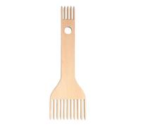 Hand Weaving Comb | Hairdressing Comb | Wooden Frame Comb | Portable Hair Braider Tool | Double-Ended Macrame Marginal Comb for Tapestry Crafts