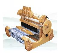 Hand Weaving Machine, 35cm Wide Desktop Knitting Loom with Yarn Kit for Beginners, Craft Artists and DIY Scarf Shawl Weaving